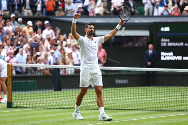Djokovic vs. Cobolli nas quartas de Wimbledon. Horário e onde assistir