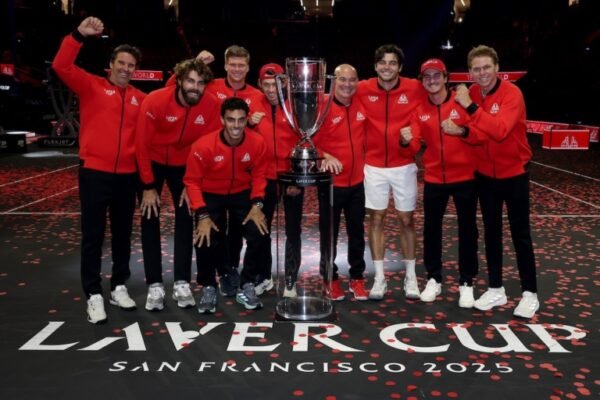 Com Fonseca, Time Mundo é campeão da Laver Cup