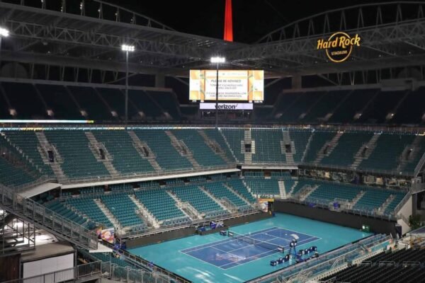 Miami Open: chuva persistente adia programação da primeira rodada